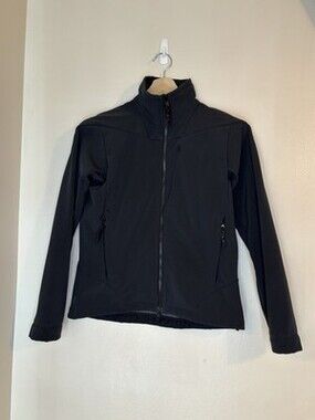 Columbia Titanium Women's Black Long Sleeve Zip Jacket Size Small